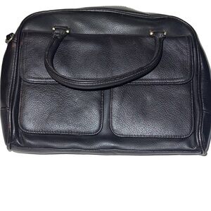 Cherokee Women's Black Leather Crossbody Bag No Strap